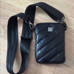 Black Think Royln Quilted Crossbody Bag
